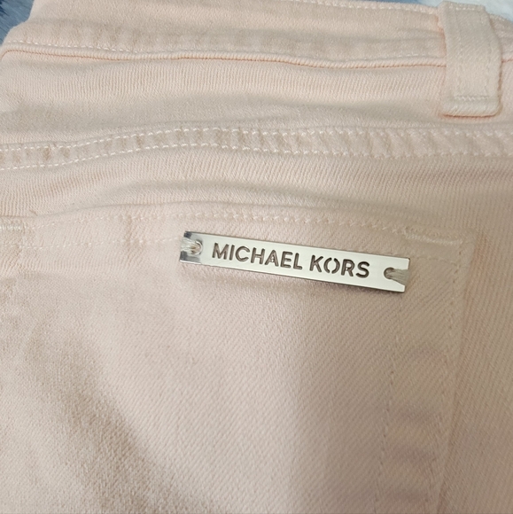 Michael kors cropped stretch jeans light pink size 8 womens pants clothing - Picture 3 of 10